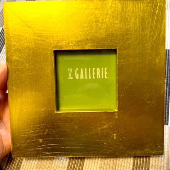 Z Gallerie Other - Z GALLERIE GREEN GOLD PICTURE FRAME